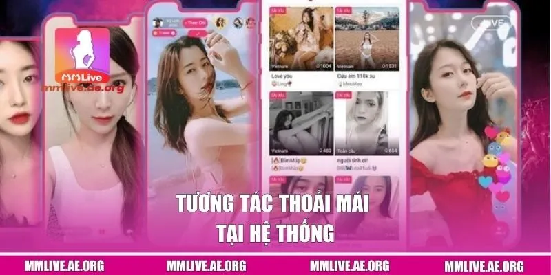 Tương tác thoải mái tại hệ thống